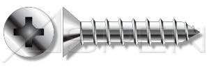 (700pcs) #10 X 2 Flat Countersunk Phillips Drive, Self Tapping Screws, Stainless Steel 18-8, Ships Free in USA by Aspen Fasteners