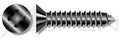 (2000pcs) 10-16X2 Self-Tapping Screws/Sheet Metal Screws Flat Phillips Drive Type AB Steel, Black Oxide