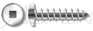 (400pcs) #10 X 2 Pan Head, Square Self Tapping Screws, Stainless Steel 18-8, Ships Free in USA by Aspen Fasteners