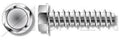 (2500pcs) 12-16X3/4 Screws Hi-Lo Self-Tapping Hex Indented Washer, No Slot 18-8 Stainless Steel