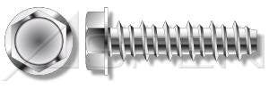 (2500pcs) 12-16X3/4 Screws Hi-Lo Self-Tapping Hex Indented Washer, No Slot 18-8 Stainless Steel