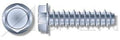 (5000pcs) 12-16X3/4 Screws Hi-Lo Self-Tapping Hex Indented Washer, No Slot Steel, Zinc Plated