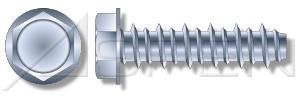(5000pcs) 12-16X3/4 Screws Hi-Lo Self-Tapping Hex Indented Washer, No Slot Steel, Zinc Plated