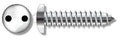 (1000pcs) #14 X 1/2 Security Sheet Metal Tapping Screws AB Pan Head Drilled Spanner Stainless Steel Ships Free in USA by Aspen Fasteners, AFTPR-121620-M