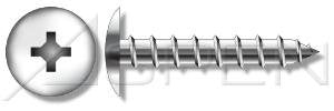 (500pcs) #10 X 2 Truss Head, Phillips Drive, Self Tapping Screws, Stainless Steel 18-8, Ships Free in USA by Aspen Fasteners