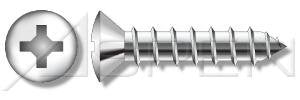 (600pcs) #10 X 2 Oval Countersunk Phillips Drive, Self Tapping Screws, Stainless Steel 18-8, Ships Free in USA by Aspen Fasteners