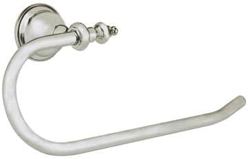 StilHaus EL07-36-637509836559 Elite Collection Classic Brass Towel Ring, Satin Nickel
