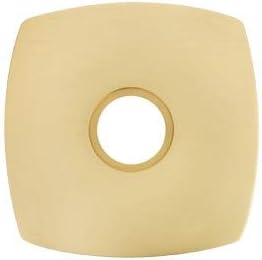 Emtek Transitional Brass Towel Ring with Matching Finish Rosette - Choice of 7 Finishes - 290116US4 - Urban Modern (16) - Satin Brass (US4)