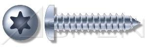 (1500pcs) 10-16X2 Self-Tapping Screws/Sheet Metal Screws Pan 6-Lobe Drive Type AB Steel, Zinc Plated