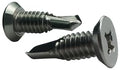 12-24 x 3/4' Self-Drilling Screws/Phillips/Flat Undercut Head / 18-8 Stainless Steel / #3 Drill Point/Machine Screw Thread (Carton: 1,000 pcs)