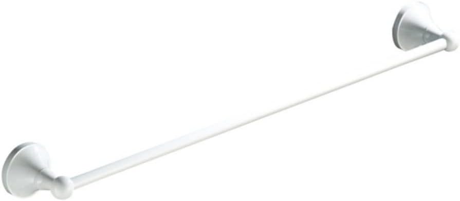 White Bathroom Hardware Accessories Brass Double Bath Towel Bar Toilet Brush Shelf Set WC Paper Roll Holder Shower Soap Dish,Single Towel Bar