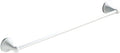 White Bathroom Hardware Accessories Brass Double Bath Towel Bar Toilet Brush Shelf Set WC Paper Roll Holder Shower Soap Dish,Single Towel Bar