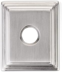 Emtek Modern Brass Towel Ring with Matching Finish Rosette - Choice of 6 Finishes - 280161US19 - Wilshire Rosette - Flat Black (US19)