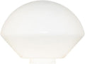 Meyda 277901 12 in. Wide Revival Schoolhouse Traditional Globe Shade - White Opal Glass