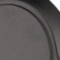 Emtek Transitional Brass Towel Ring with Matching Finish Rosette - Choice of 7 Finishes - 290110US19 - Square (10) - Flat Black (US19)