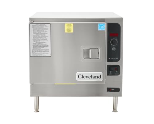 22CET3.1 SteamChef Boilerless Steamer, 3-Pan Electric Countertop Convection Steamer, Heavy Duty Stainless Steel, easyTimer Control, 208-240V, 3 Phase, Ventless Design