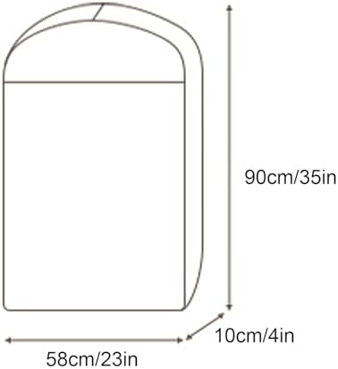 Hanging Garment Bags with Bottom Enclosure & Handle Hole – Protective Covers for Coats, Jackets, and Shirts – Durable, Lightweight, Dustproof Storage Solution