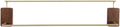 Towel Rail for Bathroom, All-Copper Bathroom Hand Towel Holder, Single-bar Bathroom Hand Towel Holder, Wall-Mounted Hand Towel Holder, Solid Wood Free Punch (61cm-A