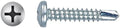 (2000) #10 X 2' Phillips Pan Head Self-Drill Screw Zinc Plated DP 2 Bulk Box DP 2