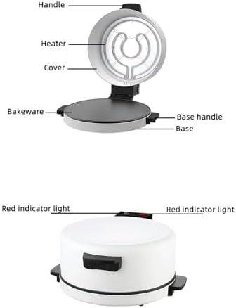 Electric Pizza Oven Indoor and Outdoor, 2000W Countertop Portable Fast Baking Pizza Maker Oven for Pizza, Steak, Arabic Bread, etc. (US Plug 110V)