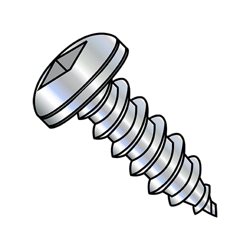 #10 x 2 1/2' Type AB Self-Tapping Screws/Square/Pan Head/Steel/Zinc / 1000 Pc. Carton