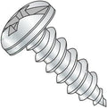 #14-10 x 2' Self Tapping Screws - Sheet Metal Screws, Type A, Steel, Zinc Plating, Pan Head, Combo (Phillips/Slotted) (Quantity: 1000 pcs)