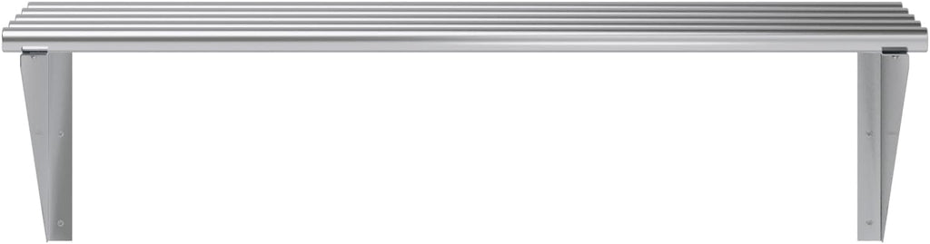 Premium Stainless Steel Tubular Wall Shelf – 14' D x 36' L | NSF Certified | Equipment & Appliance Shelf for Kitchen, Restaurant, Garage, Utility Room