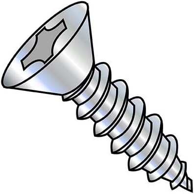 7-19X3/4 Phillips Flat Self Tapping Screw Type AB Fully Threaded Zinc (Pack Qty 10,000) BC-0712ABPF by Korpek