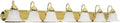 Nuvo Lighting 60/293 Traditional Seven Light Vanity from Ballerina Collection in Brass-Polished/Cast Finish
