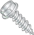 #14-10 x 3/4' Self Tapping Screws - Sheet Metal Screws, Type A, Steel, Zinc Plating, Indented Hex Washer, Slotted Drive (Quantity: 2700 pcs)