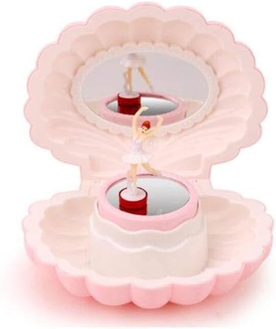 Music Box Music Box Girl Spinning Dancing Princess Shell Girl Birthday Gift Jewelry Box