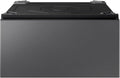 SAMSUNG Bespoke AI Laundry Comb Pedestal with Pull Out Storage Drawer, WE702NZ/US, Dark Steel