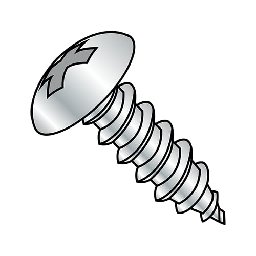 #10 x 2 3/4' Type A Self-Tapping Screws/Phillips/Truss Head/Steel/Zinc / 800 Pc. Carton