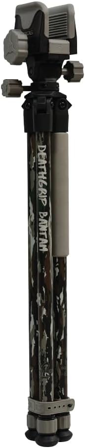 BOG DeathGrip Aluminum Tripod with Durable Frame, Lightweight, Stable Design, Bubble Level, Adjustable Legs, Shooting Rest, and Hands-Free Operation for Hunting, Shooting, and Outdoors