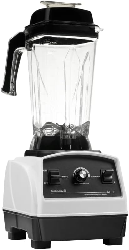 Turbosaver TB79 Professional Blender 1800W – 3.5HP, 35,000 RPM, Commercial Grade, Ice Crushing, 85 oz Tritan Jar