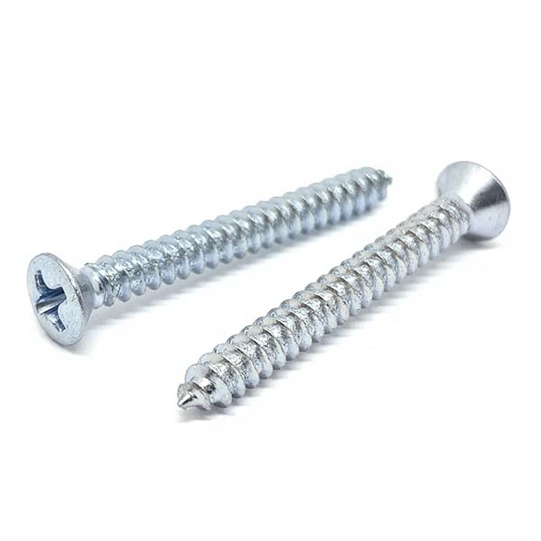 (1700 Pieces) #10x2' Phillips Oval Head Self Tapping Sheet Metal Screws Zinc