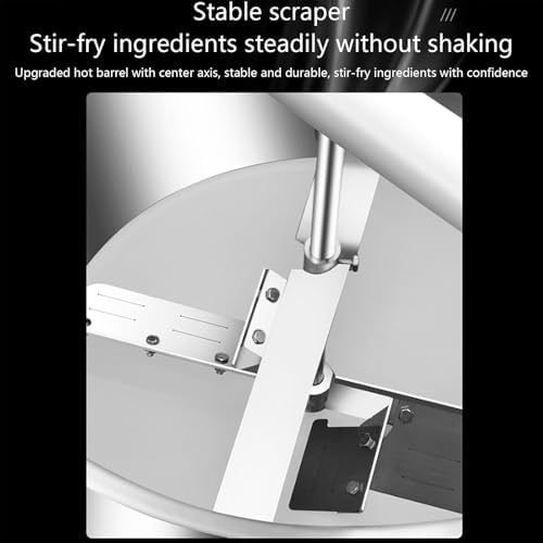 Automatic Food Mixer - Stainless Steel Stir Frying Machine & Hot Pot Cooker for Restaurants and Home Cooking - Versatile Kitchen Appliance