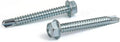 #12 x 3' Self-Drilling Screws/Unslotted/Hex Washer Head/Steel/Zinc / 1,000 Pc. Carton
