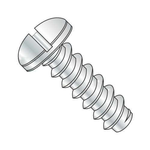 #10 x 2 Type B Self-Tapping Screws/Slotted/Pan Head/Steel/Zinc (Carton: 1,500 pcs)