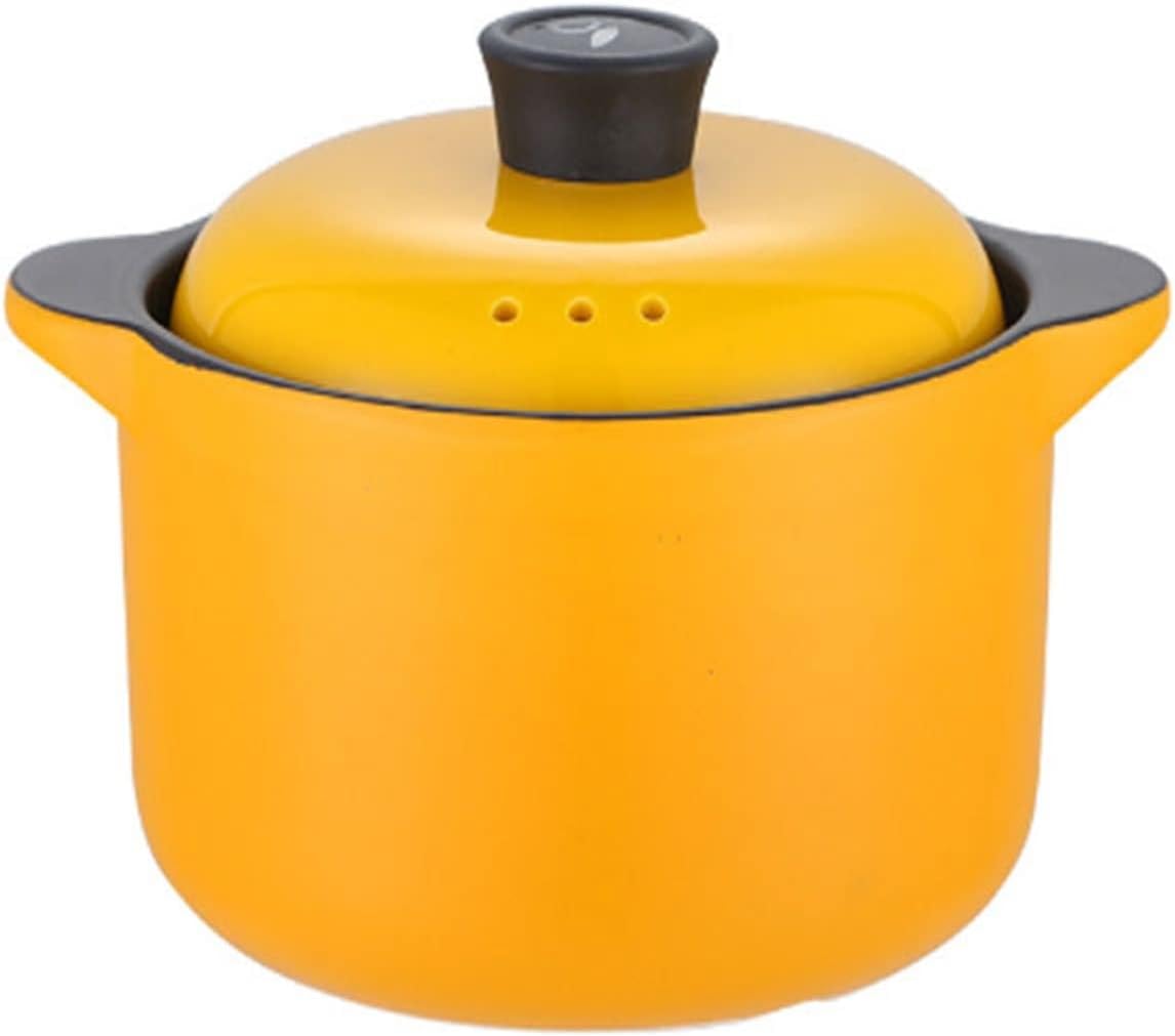 Stockpots Ceramic Casserole Red Round Cooking Soup Pot Household Kitchen Appliance Frying Pan