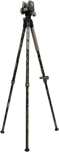 BOG DeathGrip Aluminum Tripod with Durable Frame, Lightweight, Stable Design, Bubble Level, Adjustable Legs, Shooting Rest, and Hands-Free Operation for Hunting, Shooting, and Outdoors