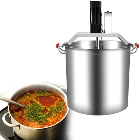 Automatic Food Mixer - Stainless Steel Stir Frying Machine & Hot Pot Cooker for Restaurants and Home Cooking - Versatile Kitchen Appliance