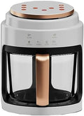 4L Digital Air Fryer Oven with Timer & Temp Control, Detachable Basket for Frying, Roasting, Baking & Grilling - Compact Yellow Kitchen Appliance