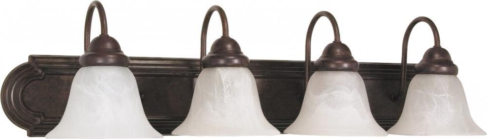 Nuvo Lighting 60/326 Traditional Four Light Vanity from Ballerina Collection in Bronze/Dark Finish