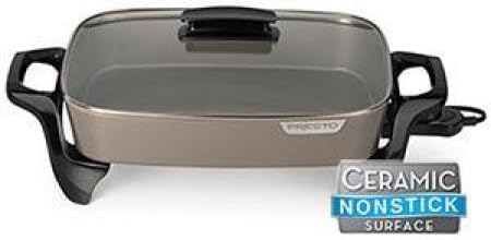 National Presto Ind 2 Packs 16' Elec Cera Skillet