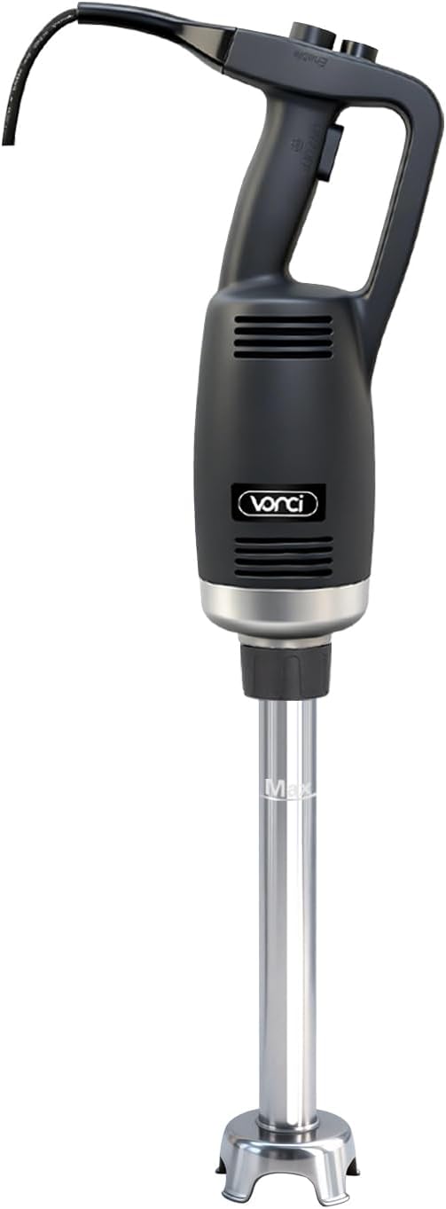 VONCI 750W Commercial Immersion Blender, Handheld Stick Mixer with 18' Detachable Shaft, Variable Speed 8000-19000RPM, Sharp SUS Blade, Extra Heavy Duty Hand Mixer for Restaurant Kitchen.