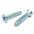 (625 Pieces) #10X2' Phillips Flat Head Self Tapping Sheet Metal Screws Zinc