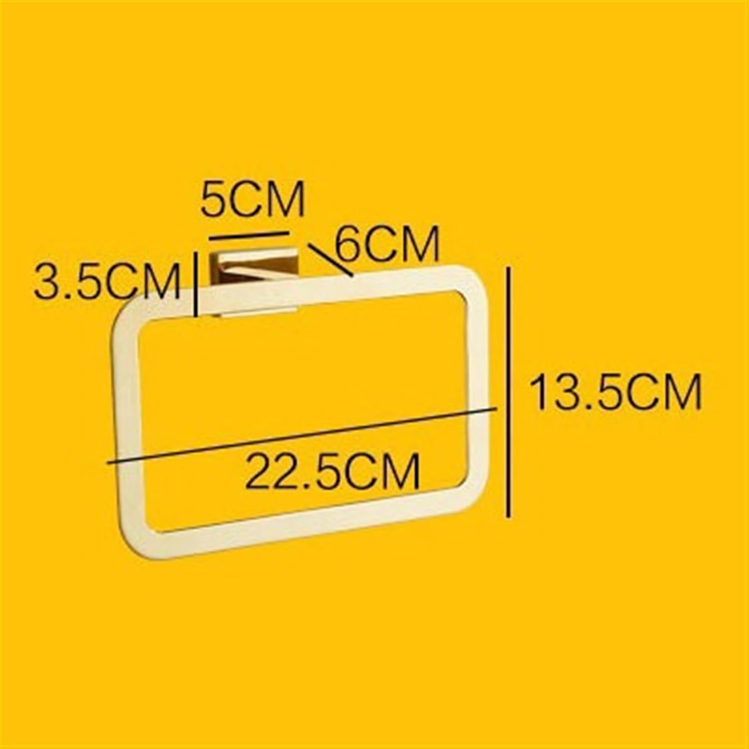 Towel Rings Towel Ring Bathroom Accessories Decoration Elegant Square Style