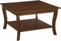 Convenience Concepts American Heritage Square Coffee Table, Espresso