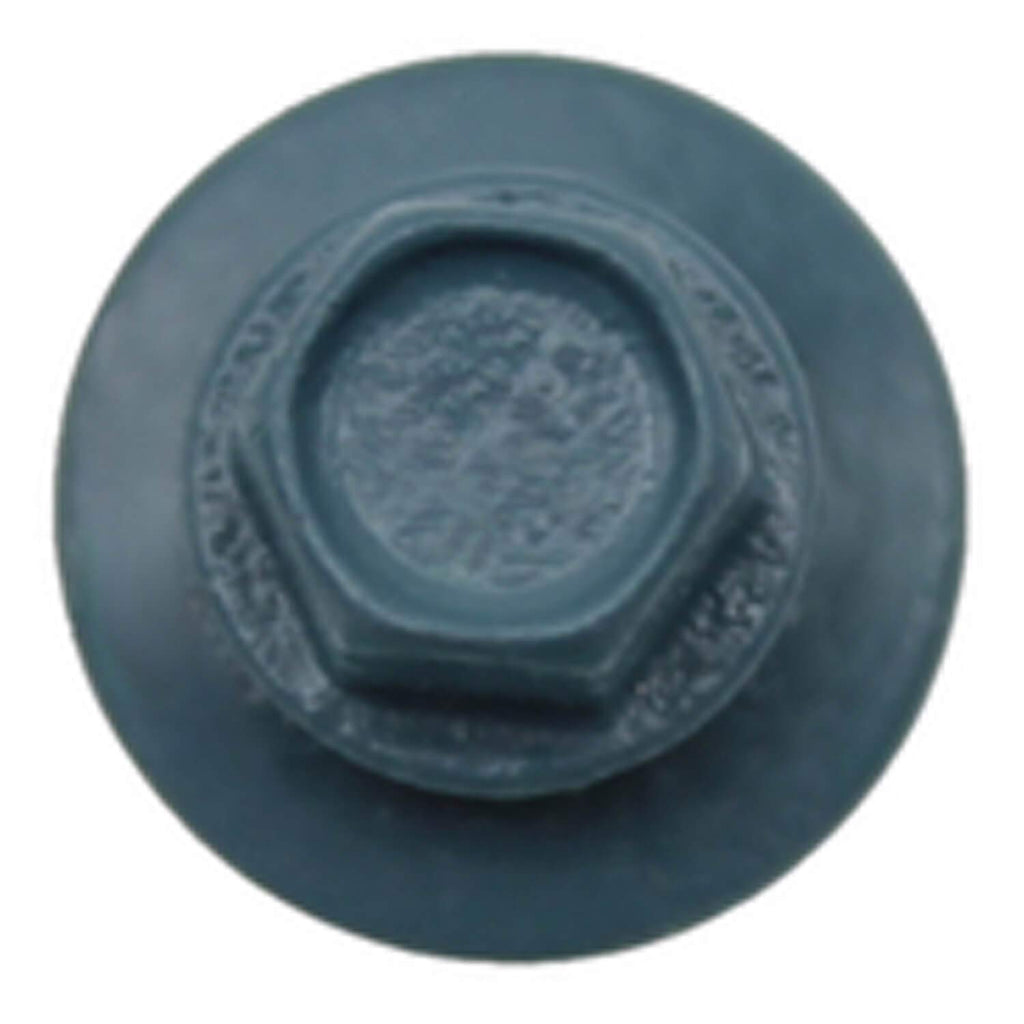 #14 Metal Roofing Screws: (1000) Screws x 1' Slate Blue Hex Head Sheet Metal Roof Screw. Self Starting/Tapping Metal to woodsheet Metal Screws with EPDM Washer. for Corrugated Roofing